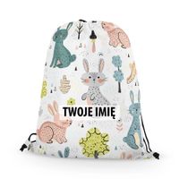WORKO-PLECAK DZIECIĘCY z Twoim imieniem Zajączki 170