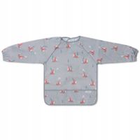 BABYONO ŚLINIAK FARTUSZEK Z RĘKAWAMI NIEPRZEMAKALNY NA RZEP