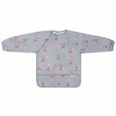 BABYONO ŚLINIAK FARTUSZEK Z RĘKAWAMI NIEPRZEMAKALNY NA RZEP