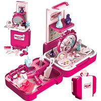 Kuferek Salon Piękności Toaletka dla Dziewczynki