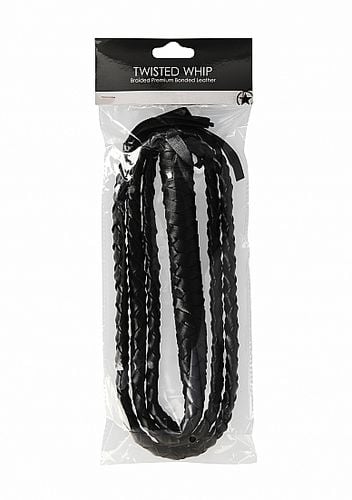 bicz pleciony ouch twisted whip czarny na Arena.pl