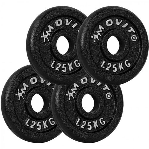 Zestaw ciężarków MOVIT 4 x 1250 g, żeliwny na Arena.pl