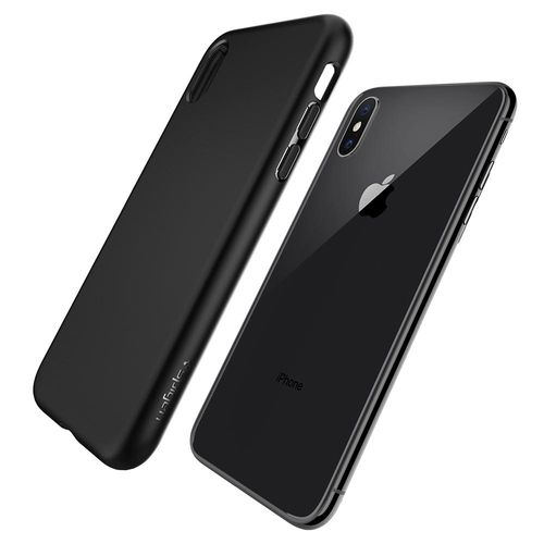 Spigen Liquid Crystal do iPhone X (czarny) na Arena.pl