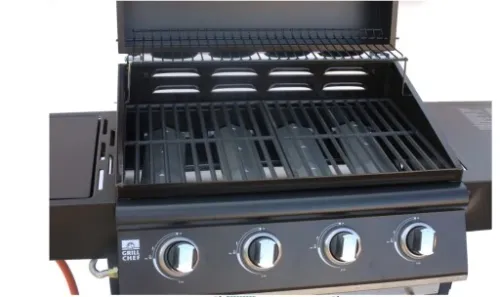 GRILL GAZOWY WÓZEK 4.1 (14,8 KW) Z RUSZTEM ŻELIWNYM + POKROWIEC na Arena.pl