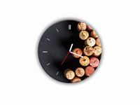 ZEGAR SZKLANY OKRĄGŁY - Korki