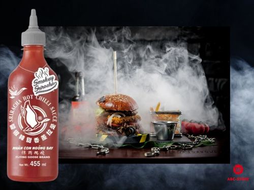 Sos sriracha 61% chilli hot wędzona dymna smokey flying goose 455ml na Arena.pl