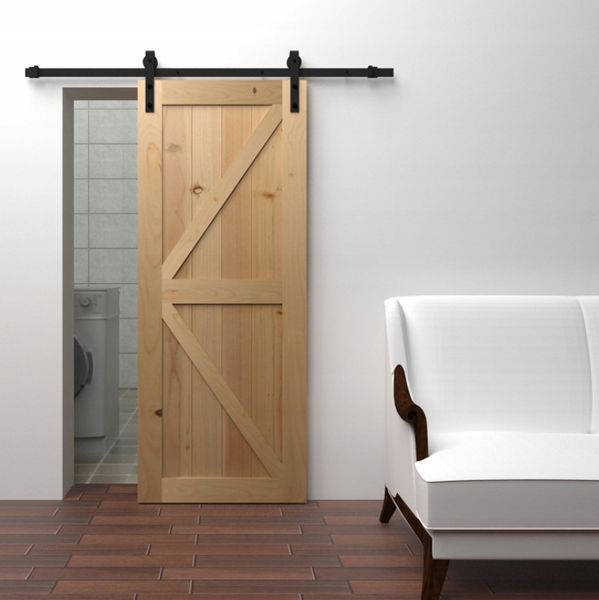 System drzwi przesuwnych 2m loft retro barn door zdjęcie 2
