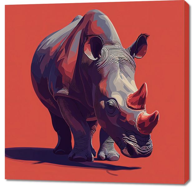 Obraz 100x100cm Marszujący Gigant zdjęcie 1