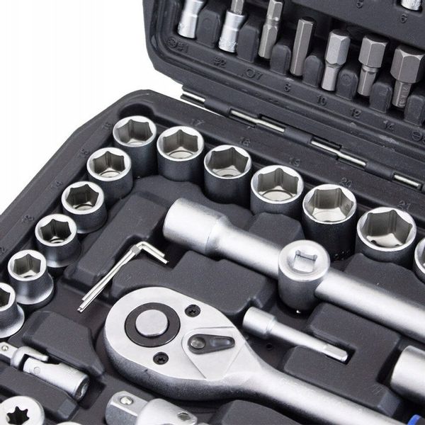 Zestaw Kluczy Nasadowych w Walizce Grzechotka 108 Elementów zdjęcie 7