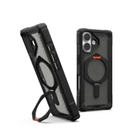 Etui UAG Plasma XTE MagSafe na iPhone 17 - czarno-pomarańczowe