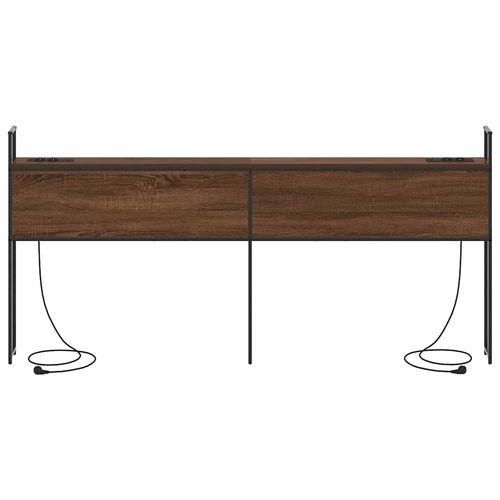 Szafka z Ładowaniem Brązowy dąb 180 cm Materiał drewnopochodny na Arena.pl