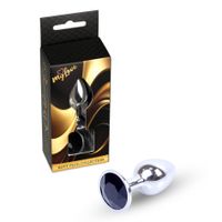 korek analny srebrny mylove toys z diamentem 7 cm