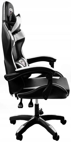 Fotel GAMINGOWY komputerowy OBROTOWY biurowy krzesło gracza + MASAŻ PLECÓW! na Arena.pl