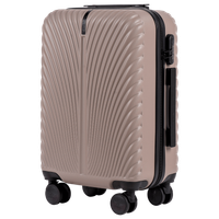 SN120 SWAN, Walizka kabinowa ABS+ S Wings, BEIGE