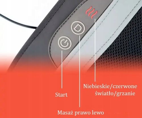 Poduszka mata do masażu masująca na ból shiatsu PH-201C masażer gateway na Arena.pl
