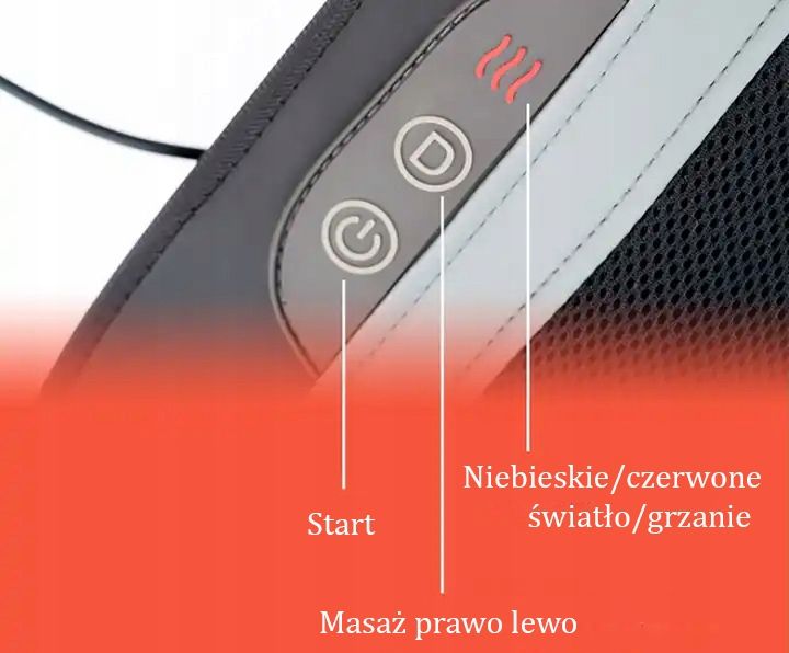 Poduszka mata do masażu masująca na ból shiatsu PH-201C masażer gateway zdjęcie 11