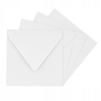KOPERTA KWADRAT BIAŁA 155x155 NK 120g - 100 szt.