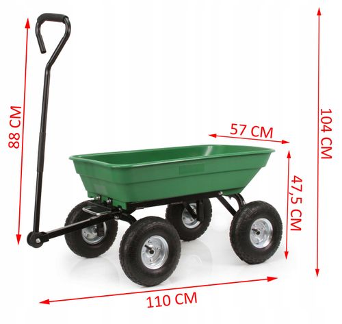 wózek ogrodowy 120kg / kompozyt na Arena.pl
