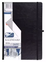Jazz Kalendarz A4 Tygodniowy Czarny 2026