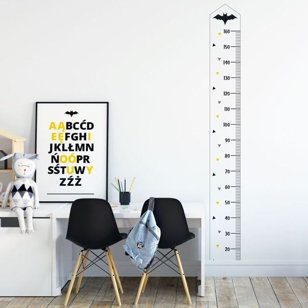 Naklejka Miarka Wzrostu Bat zdjęcie 2