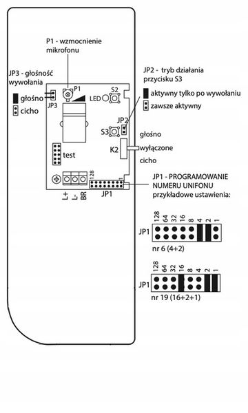 Unifon Laskomex LY-8M biały zdjęcie 6