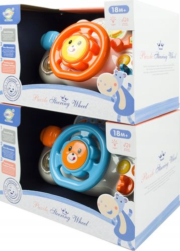 INTERAKTYWNA KIEROWNICA MALUCHA DO ZABAWY DLA DZIECI ŚWIECI GRA DO na Arena.pl