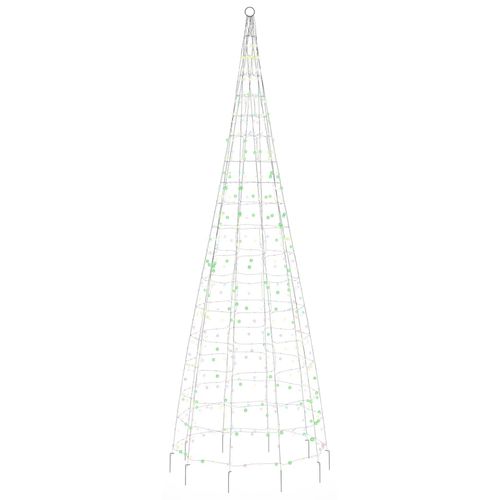 Choinka LED na maszcie flagowym 550 diod LED Kolorowa 300 cm na Arena.pl