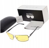 Okulary Rozjaśniające POLARYZACYJNE Do Jazdy Nocą DLA KIEROWCÓW ŻÓŁTE GRATI