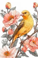 Plakat 61x91,5cm Wiosenny Śpiewaczek