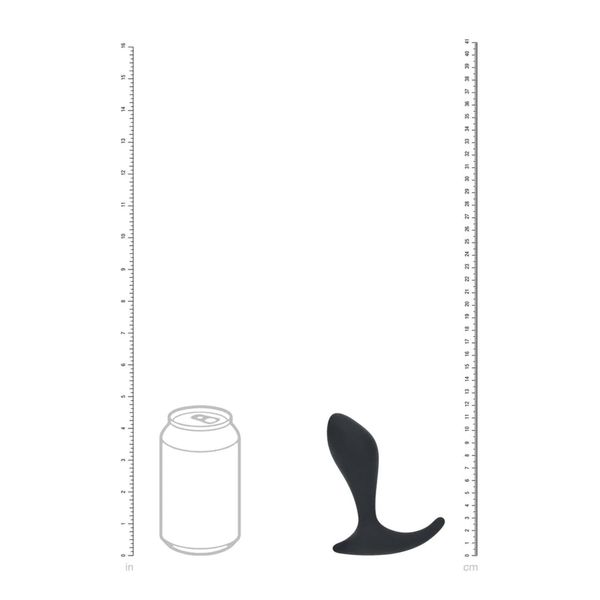 Single Ripple Silicone Prostate Massager - Black zdjęcie 7