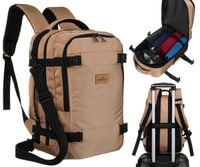 plecak podróżny ptn bielik-6538 beige