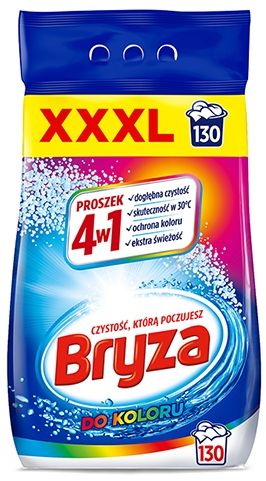 Bryza 4w1 proszek COLOR 8,45kg / 130 prań na Arena.pl