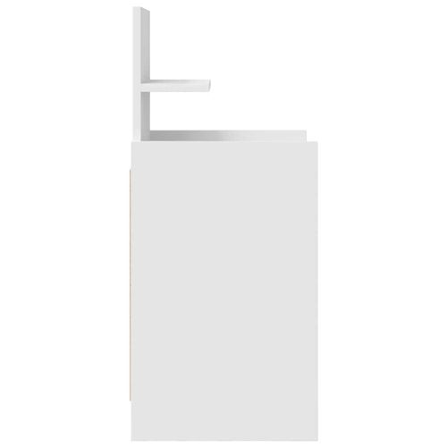 Szafka nocna z 2 szufladami Biała 38x34x80 cm na Arena.pl