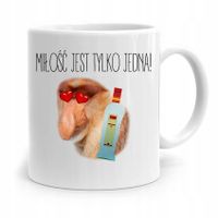 Kubek Śmieszny Nosacz Janusz Miłość Jest Jedna! Z Nadrukiem Ze Zdjęciem