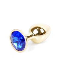 Mylove Toys - Jewellery Gold Plug- Dark Blue