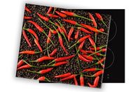 SZKLANA DESKA NA KUCHENKĘ 60x52 055A PAPRYKI