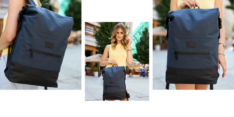 plecak miejski ptn berlin-9060 blue zdjęcie 7