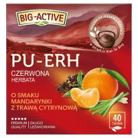 BIG-ACTIVE HERBATA CZERWONA 20TB MANDARYNKA-TRAWA 72G