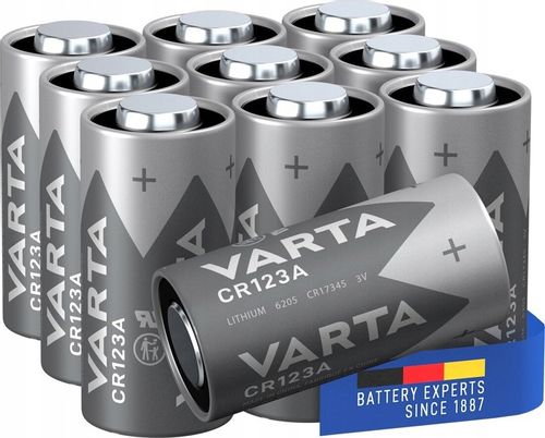 Baterie CR123A VARTA (10 szt.) na Arena.pl