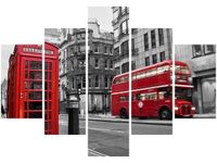 OBRAZ CZERWONA BUDKA TELEFONICZNA LONDYNIE