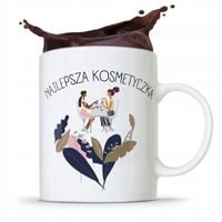 Kubek Prezent Kosmetyczki Najlepsza Kosmetyczka Z Nadrukiem Ze Zdjęciem
