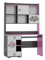 Biurko regał młodzieżowy do pokoju dziecka z nadstawką STREET DANCE Y15