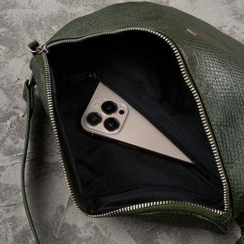 nerka damska skórzana ciemnozielona saszetka pojemna paolo peruzzi t-36-pgb na Arena.pl