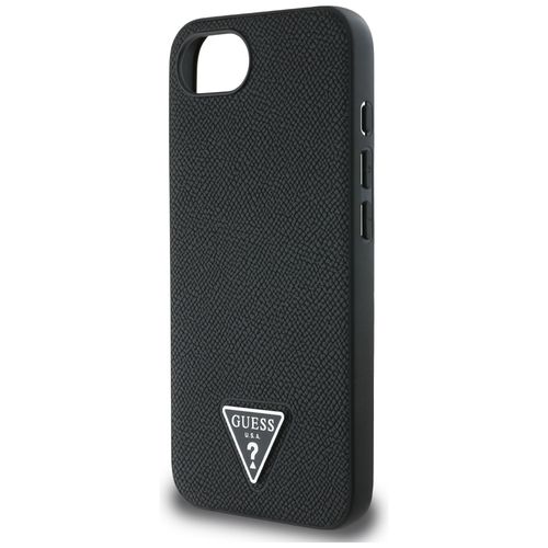 Etui Guess Grained Triangle MagSafe do   iPhone 16e czarny na Arena.pl