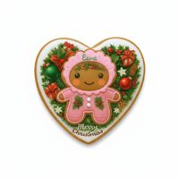 CIASTKO LUKROWANE MAMIK FAMILY EWA ROZ.XL SERCE RĘCZNIE ROBIONE