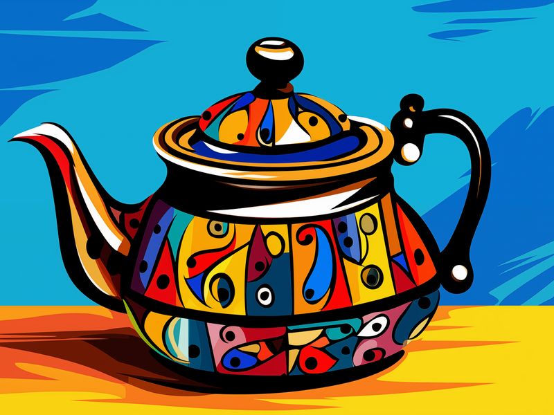 Plakat 40x30cm Może Herbatki? zdjęcie 1