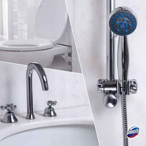 Zestaw 3 x Domestos Power Foam Piana Do Mycia Toalety i Łazienki 435ml na Arena.pl