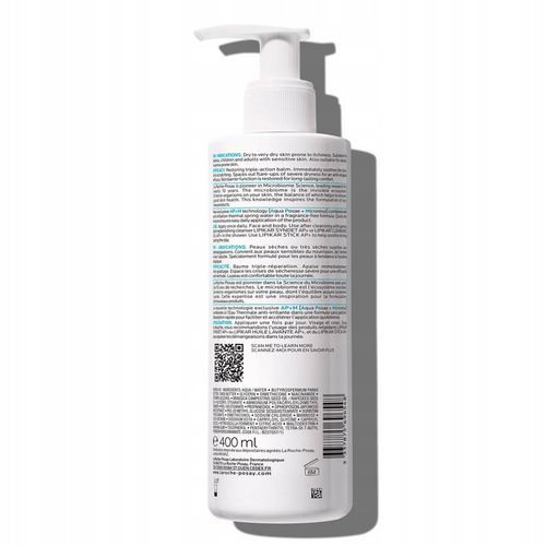 La Roche-Posay Lipikar Balsam AP+M - 400 ml na Arena.pl