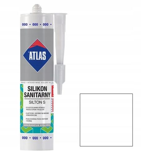 ATLAS SILIKON SANITARNY SILTON S 000 BEZBARWNY 280ml na Arena.pl