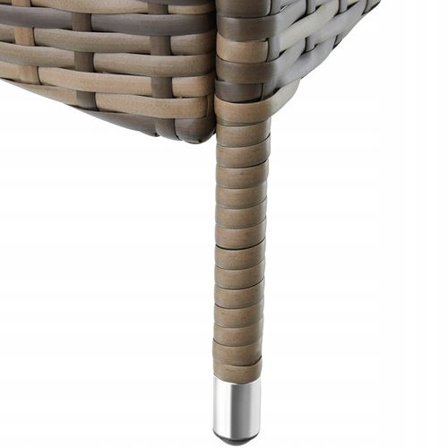 Leżak ogrodowy na kółkach, technorattan na Arena.pl